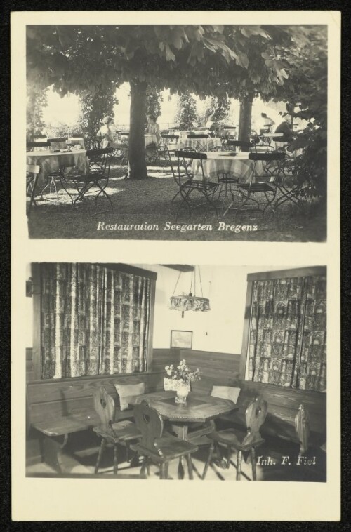 Restauration Seegarten Inh. F. Fiel