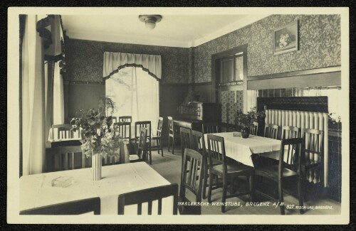 Haslersche Weinstube, Bregenz A/B.