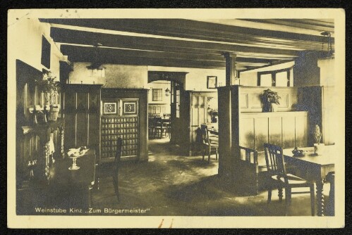 Weinstube Kinz  Zum Bürgermeister 