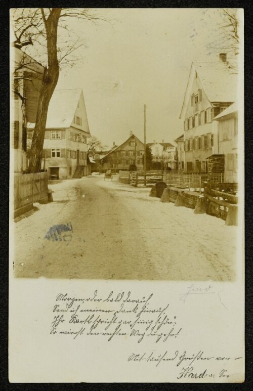 [Straßenzug in Hard]