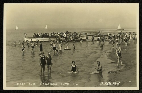 Hard a. B. Sandinsel 1928