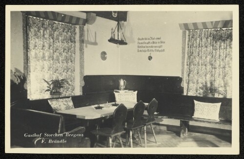 Gasthof Storchen Bregenz F. Brändle