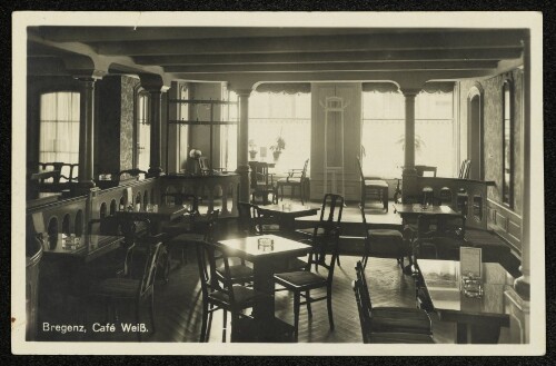 Bregenz a. Bodensee, Konditorei - Kaffee Weiß