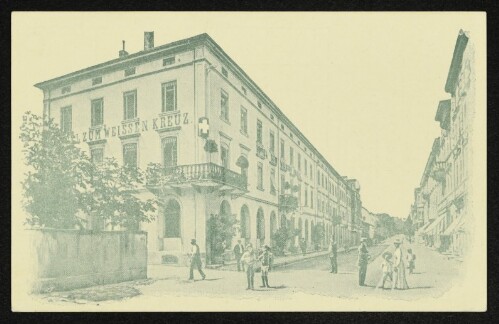 Hotel  zum weissen Kreuz  J.F. Schmalholz