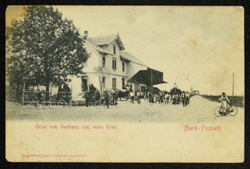 Gruss vom Gasthaus zum neuen Rhein Hard-Fussach
