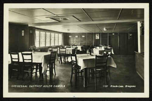 Speisesaal : Gasthof Adler