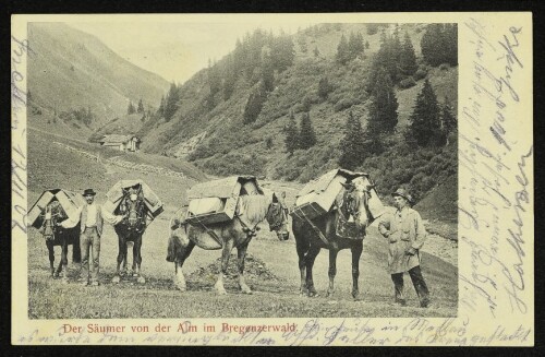 Der Säumer von der Alm im Bregenzerwald