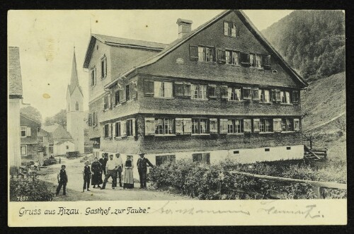 Gruss aus Bizau : Gasthof  zur Taube 