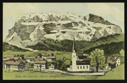 Bizau mit Canisfluh 2047 m : Bregenzerwald