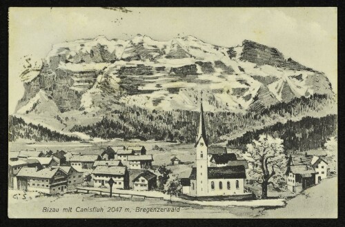 Bizau mit Canisfluh 2047 m : Bregenzerwald