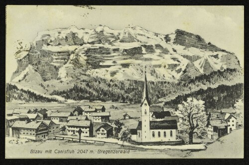 Bizau mit Canisfluh 2047 m : Bregenzerwald