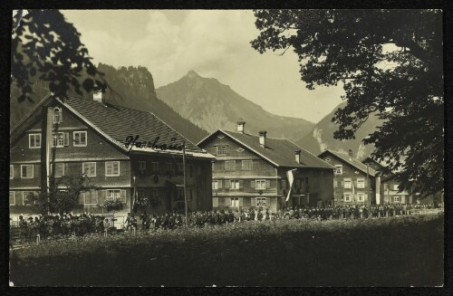 Prozession durch Bizau