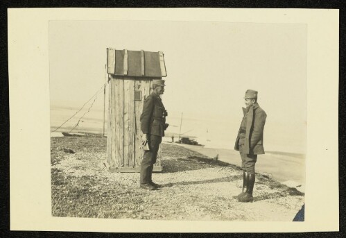 [Leutnant Nägele an der neuen Rheinmündung]