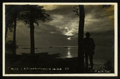 Hard a. B. Sonnenuntergang am See