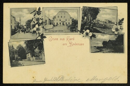 Gruss aus Hard am Bodensee : Gasthaus zum Löwen