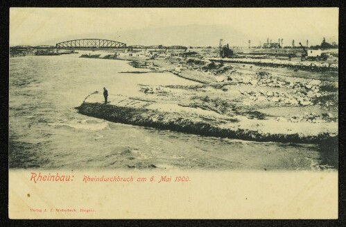 Rheinbau: Rheindurchbruch am 6. Mai 1900