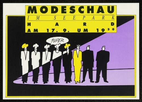 Modeschau im Seepark Hard am 17.9. um 19:30 : Zum Auftakt eines beschwingten Mode-Herbstes ...