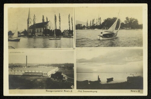 Hard a. B. : Kammgarnspinnerei : Nach Sonnenuntergang