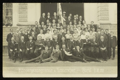 Männergesangverein u. Frauenchor - Hard 7.III.20