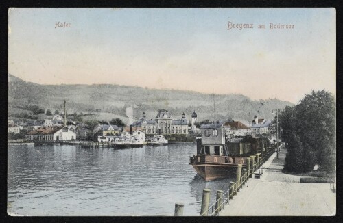 Bregenz am Bodensee Hafen