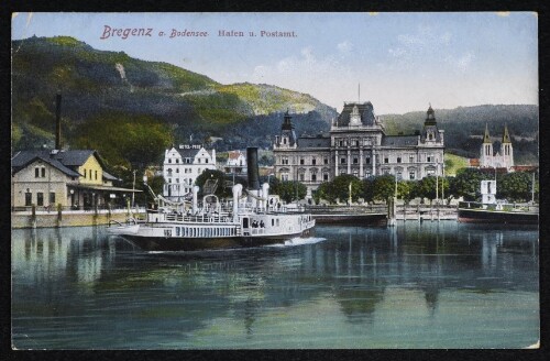 Bregenz a. Bodensee Hafen u. Postamt