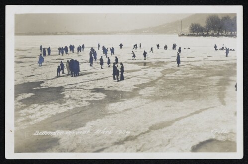 Bodensee vereist, März 1929