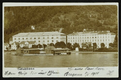 [Bregenz, Kaserne und Badeanstalt]