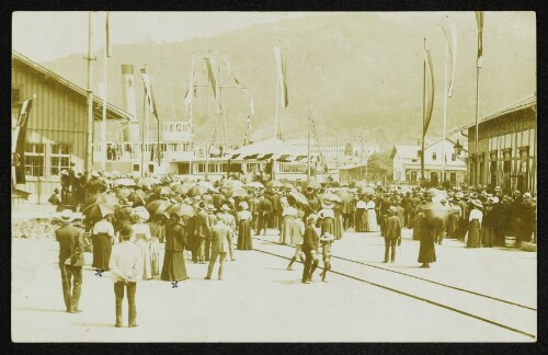 [Taufe des Bodensee-Salondampfers  Stadt Bregenz ]