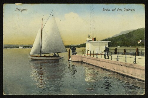 Bregenz, Segler auf dem Bodensee
