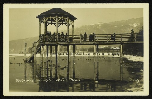 Bodensee vereist März 1929