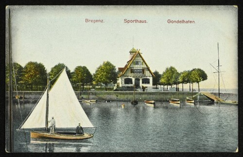 Bregenz. Sporthaus. Gondelhafen