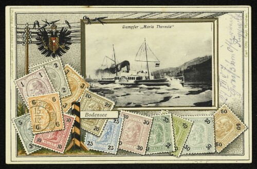 Bodensee : Dampfer  Maria Theresia 
