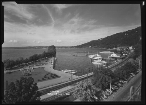 Bregenz Hafen mit Molo