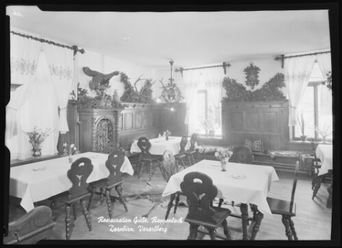 Restauration Gütle, Rappenloch Dornbirn, Vorarlberg