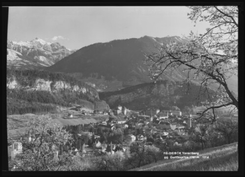 Feldkirch Vorarlberg gg. Gurtisspitze 1781 m