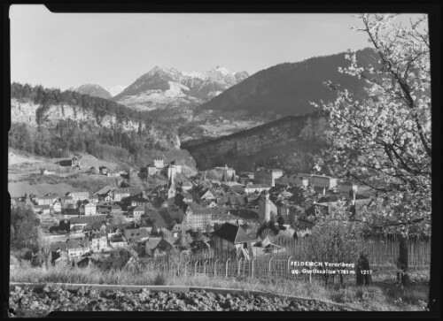 Feldkirch Vorarlberg gg. Gurtisspitze 1781 m