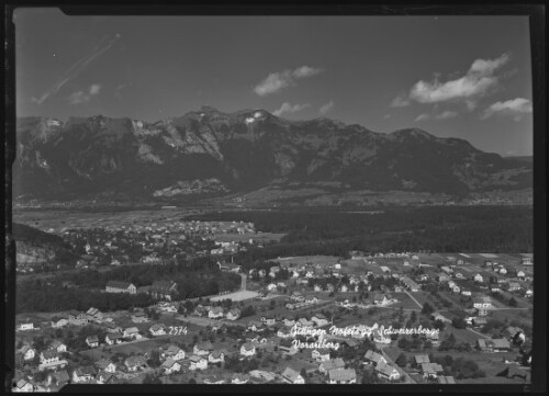 [Feldkirch] Gisingen Nofels gg. Schweizerberge Vorarlberg