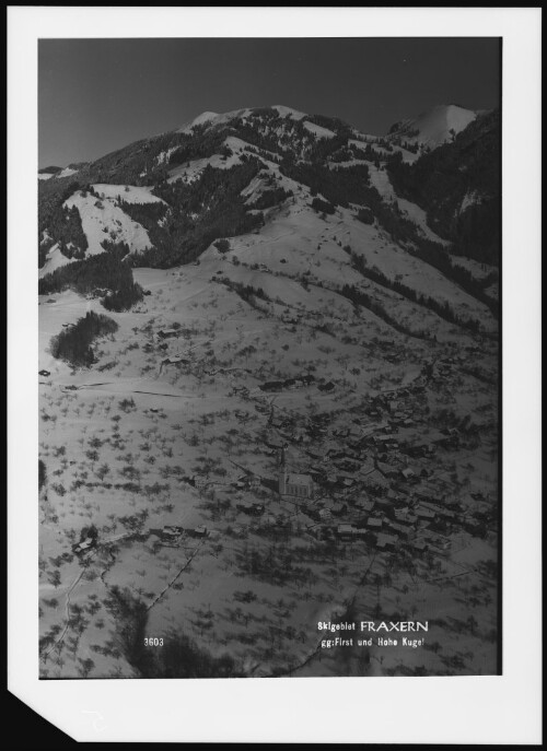 Skigebiet Fraxern gg. First und Hohe Kugel