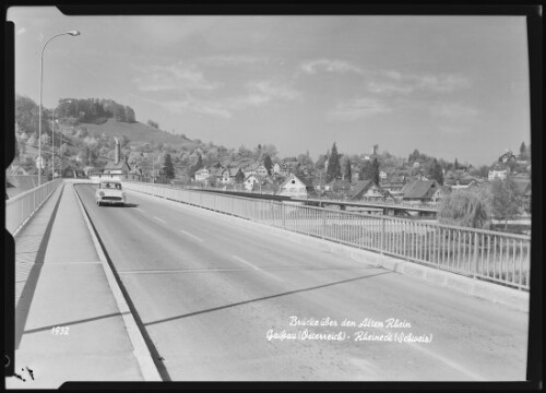 Brücke über den Alten Rhein Gaissau (Österreich) - Rheineck (Schweiz)