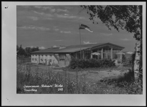 Seerestaurant  Rohrspitz  Höchst Vorarlberg