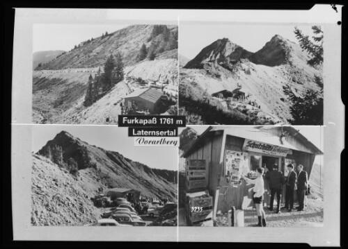 [Laterns] Furkapaß 1761 m Laternsertal Vorarlberg