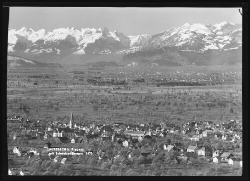 Lauterach b. Bregenz mit Schweizer Bergen