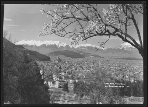 Rankweil, Vorarlberg gg. Schweizer Berge