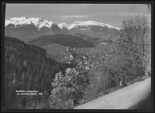 Rankweil, Vorarlberg gg. Schweizer Berge