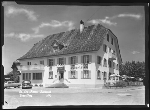 Gasthof  Kreuz  Rankweil Vorarlberg