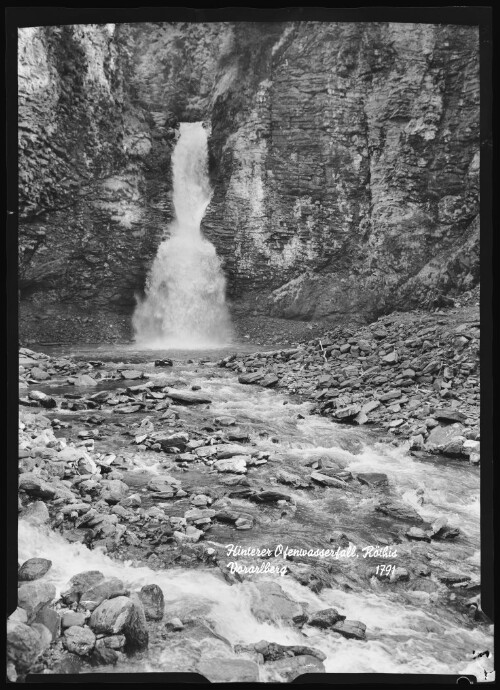 Hinterer Ofenwasserfall, Röthis Vorarlberg