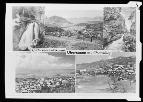 Grüße vom Luftkurort Übersaxen 900 m Vorarlberg