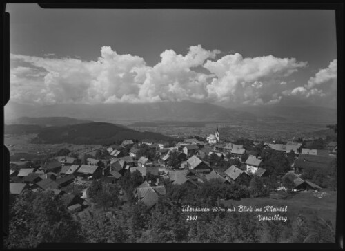 Übersaxen 900 m mit Blick ins Rheintal Vorarlberg