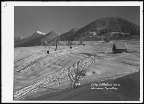 Skilift Gröllerkopf 1200 m Übersaxen, Vorarlberg
