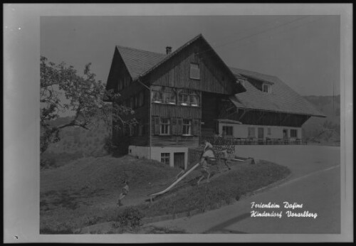 [Zwischenwasser] Ferienheim Dafins Kinderdorf Vorarlberg